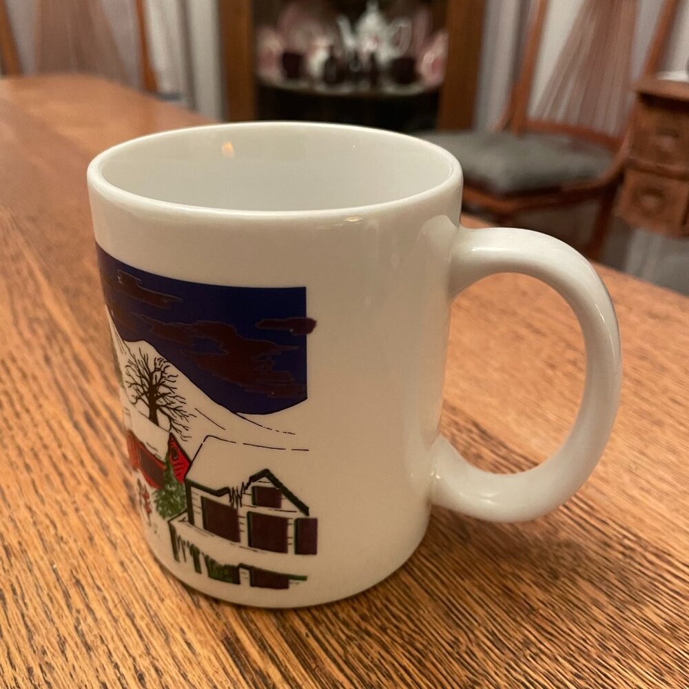 Country Christmas Color Changing Coffee Cup Mug by Wondermugs